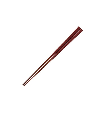 布貼り角箸 赤