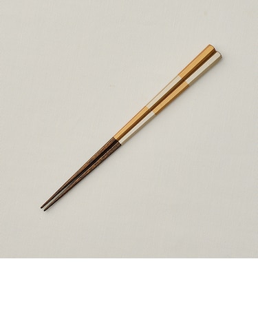 金銀市松箸 23cm