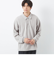 ソフトフリース ポロシャツ