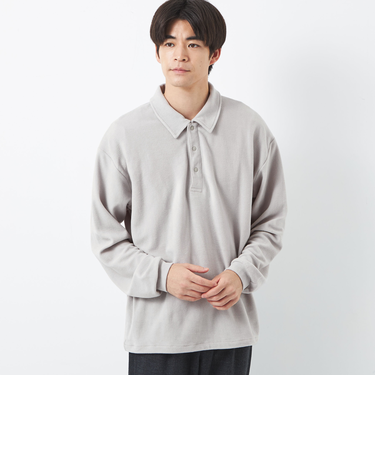 ソフトフリース ポロシャツ