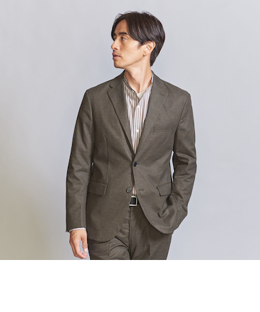 シン モールスキン 2ボタン ジャケット ‐セットアップ対応‐