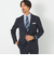 New Zealand Wool ヘリンボーン 2B RG スーツジャケット -ストレッチ-