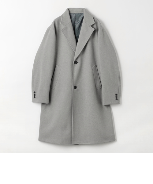 【未使用】A DAY IN THE LIFE　メルトンルーズチェスターコート　L ニットメルトン ルーズ チェスターコート＜A DAY IN THE LIFE