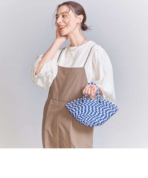 サンアルシデ　かごバック　トゥモローランド　　ユナイテッドアローズ テープバスケット S 20SS （かごバッグ）｜UNITED ARROWS