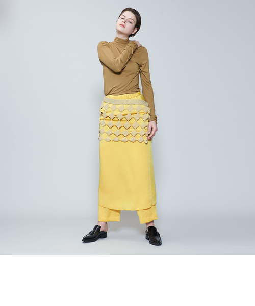 ＜6(ROKU)＞ポリエステル サテンスカート BEAUTY&YOUTH UNITED ARROWS｜<6(ROKU)>ポリエステル サテンスカート