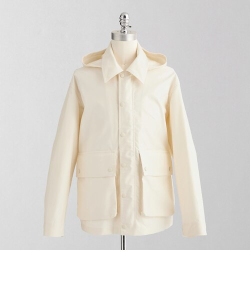 LOEFF＞モールスキン フーデッド ミリタリージャケット UNISEX