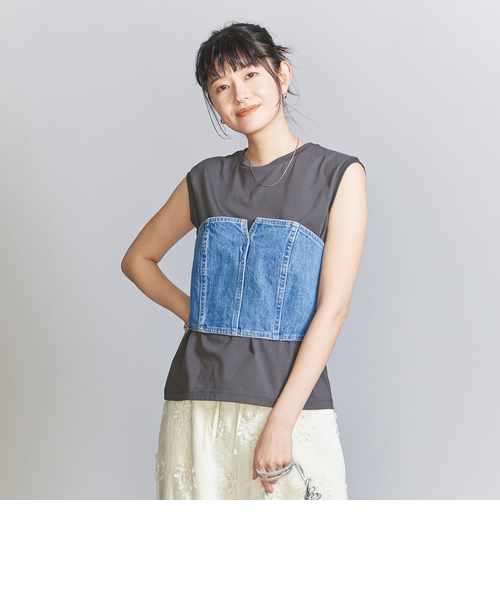 新品　コットン フロントスリット ビスチェ コットン フロントスリット ビスチェ｜ユナイテッドアローズ