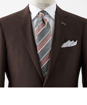 ＜Luigi & Sons＞8.0cm ストライプ1 ネクタイ