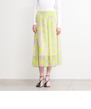 ＜AEWEN MATOPH＞シフォン プリント スカート