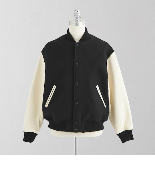 ＜LOEFF＞メルトン スタジアムジャンパー UNISEX LOEFF＞メルトン スタジアムジャンパー UNISEX｜ユナイテッド