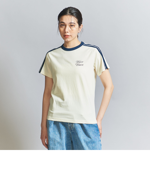BEAUTY&amp;YOUTH UNITED ARROWS - お値下げしました☆【新品、未使用、未着用】ROKU 6 Tシャツ　フットボール BEAUTY&YOUTH UNITED ARROWS｜<6(ROKU)>コットン ナイロン