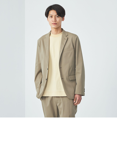 ドビー ストレッチ ナロー ジャケット -ストレッチ・防シワ-