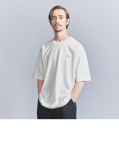 LACOSTE for BEAUTY&YOUTH 1トーン パイルTシャツ LACOSTE for BEAUTY&YOUTH＞ 1トーン パイル Tシャツ