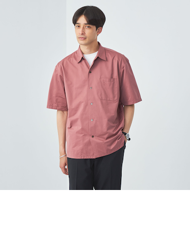 H/Gピケ ワンピースカラー シャツ