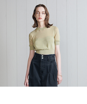 ＜H＞ビスチェ ショートスリーブニット