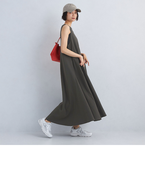 size TALLあり］パネルフレア インレー ワンピース