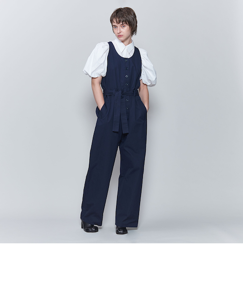 ＜6(ROKU)＞コットン ベルト オールインワン 6(ROKU)＞コットン ベルト オールインワン｜ユナイテッド