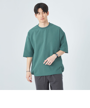 DotAir ヘムコード クルーネック Tシャツ -防シワ・通気性-