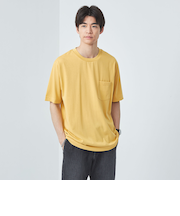 GIZA A/S クルーネック Tシャツ -汗染み防止-