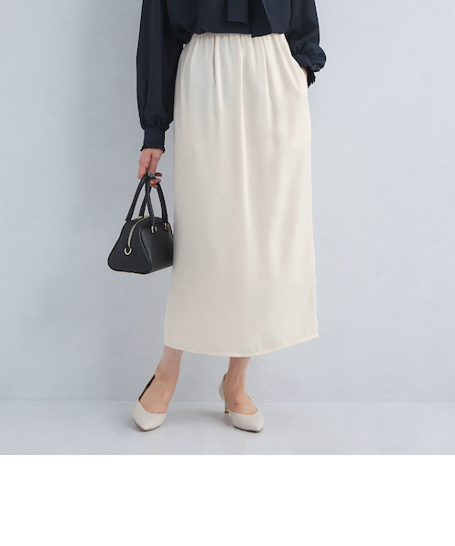 サテン ギャザー タイト スカート｜ユナイテッドアローズ アウトレット