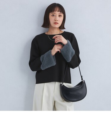 ユナイテッドアローズ カシミア100%シャギーニット シャギー スリーブ 