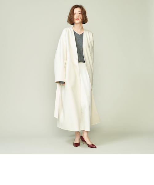 conte＞ベルテッド リバーロングコート｜ユナイテッドアローズ