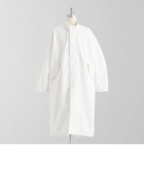 ＜LOEFF＞TCオックス ミリタリー スタンドカラー コート UNISEX LOEFF＞TCオックス ミリタリー スタンドカラー コート UNISEX