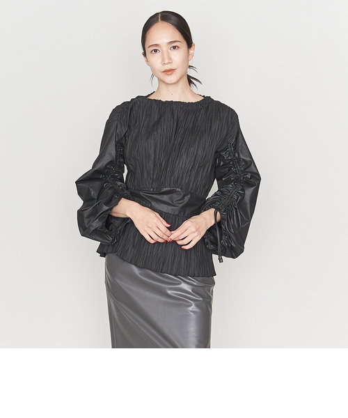 タグ付新品ユナイテッドアローズ スソフリル パフスリーブ ブラウス UNITED ARROWS（ユナイテッドアローズ）の「スソフリル
