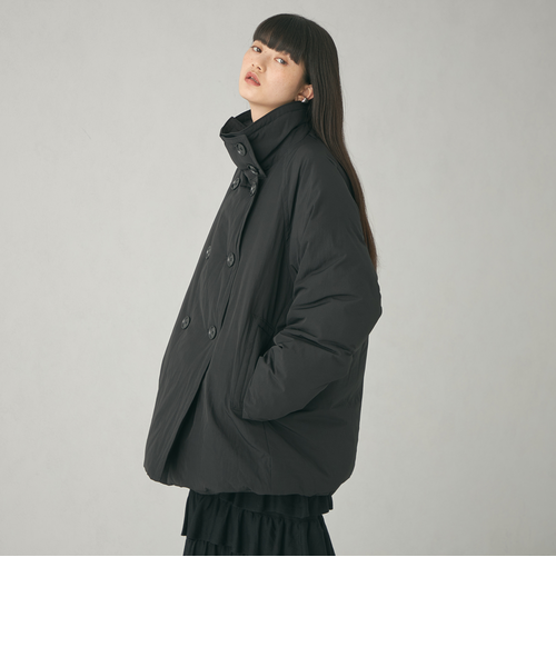 <EMMEL REFINES>EM スタンドネック ミディアム コート EMMEL REFINES＞EM スタンドネック ミディアム コート