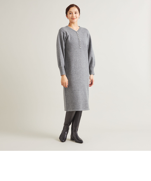 ✴︎UNITEDARROWS✴︎パール ワンピース WOMEN'S ONE-PIECES & DRESSES