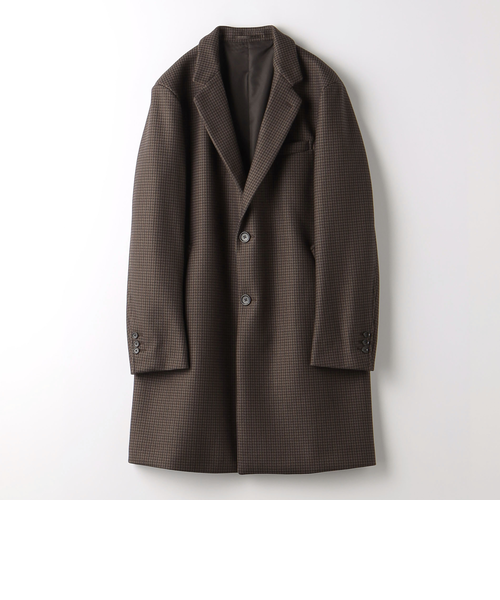 ニット メルトン シングルチェスターコート＜A DAY IN THE LIFE