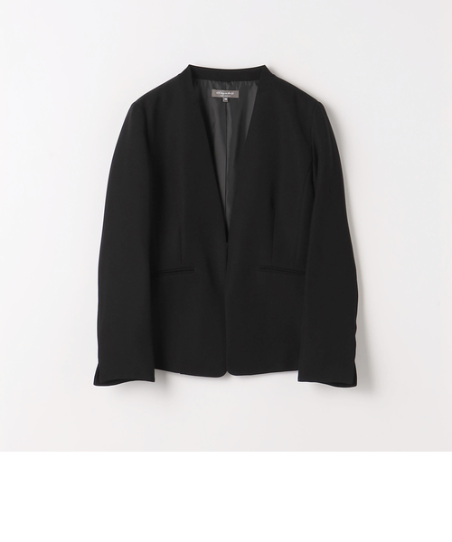 ダブルクロス Vネックジャケット ‐ウォッシャブル・セットアップ対応