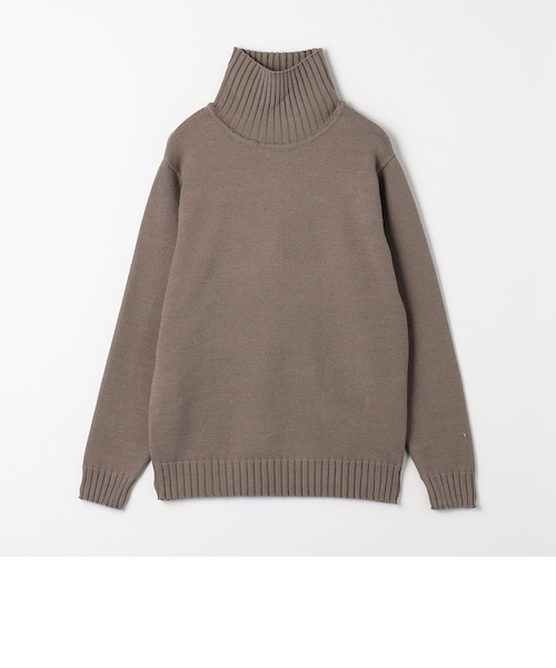 ミドルゲージ タートルネック ニット‐ハンドウォッシャブル‐＜A DAY IN