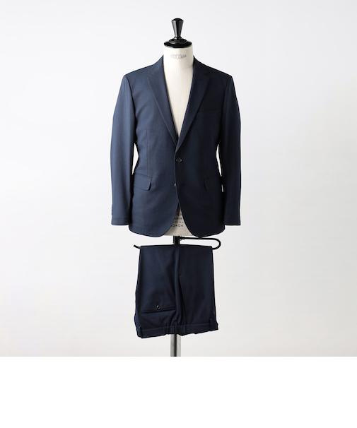 バーズアイ 2ボタンセットアップ スーツ‐マシンウォッシャブル‐＜A DAY IN THE LIFE＞