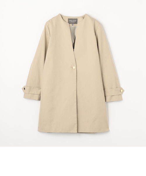 限定値下げ！試着のみ！ユナイテッドアローズ　メタルボタン　ロングコート リバー ステンカラー ロングコート