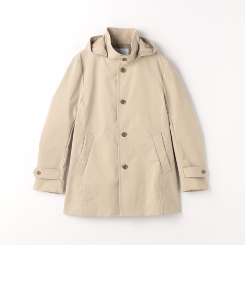 美品　UNITED ARROWS フーデッドコート Sベージュ ¥49,500 楽天市場】【SALE／50%OFF】レイズドネック フーデッド コート-はっ水