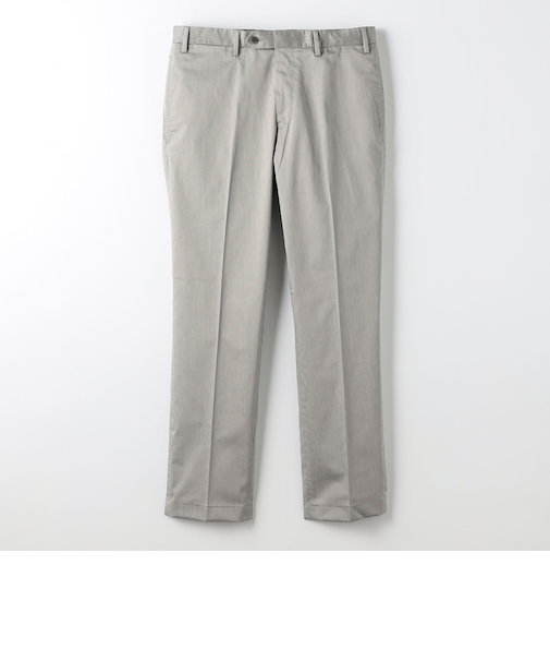 ツイル ノープリーツ テーパード スラックス‐マシンウォッシャブル・接触冷感‐＜A DAY IN THE LIFE＞