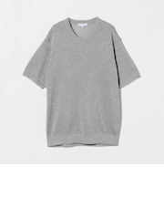 リネンライク テンジク ニットTシャツ-ウォッシャブル-＜A DAY IN THE LIFE＞