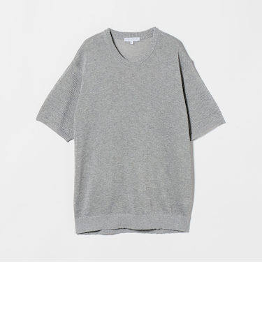 リネンライク テンジク ニットTシャツ-ウォッシャブル-＜A DAY IN THE LIFE＞