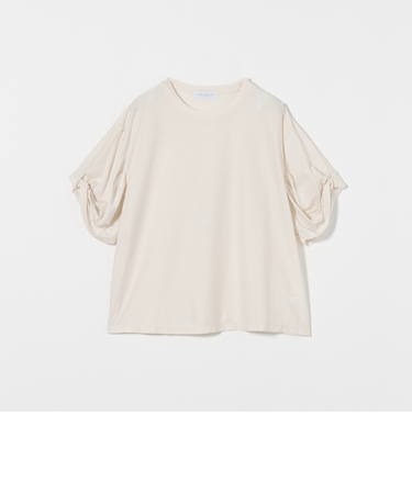 シルケット ツイストスリーブ カットソー ＜A DAY IN THE LIFE＞