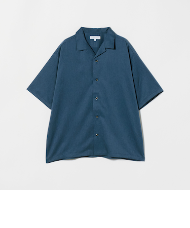 クールファイバー ツイル オープンカラーシャツ-吸水速乾-<A DAY IN THE LIFE>