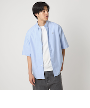 【別注】 ＜KANGOL＞オックスフォード ボタンダウン ビッグ ショートスリーブシャツ＜A DAY IN THE LIFE＞