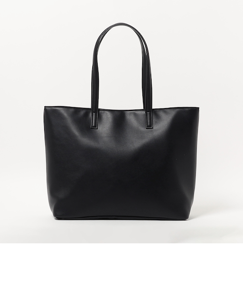 極美品✨A DAY IN THE LIFE レザーライク トートバッグ ブラック 極美品✨A DAY IN THE LIFE レザーライク トートバッグ ブラック