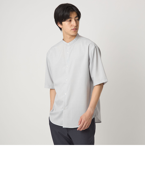 メランジ リラックス バンドカラーシャツ＜A DAY IN THE LIFE