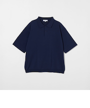 テンジクニット リラックス ポロシャツ-ウォッシャブル-＜A DAY IN THE LIFE＞