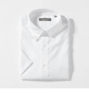 クールマックス クロス ボタンダウン ショートスリーブシャツ-イージーケア・吸水速乾-＜A DAY IN THE LIFE＞