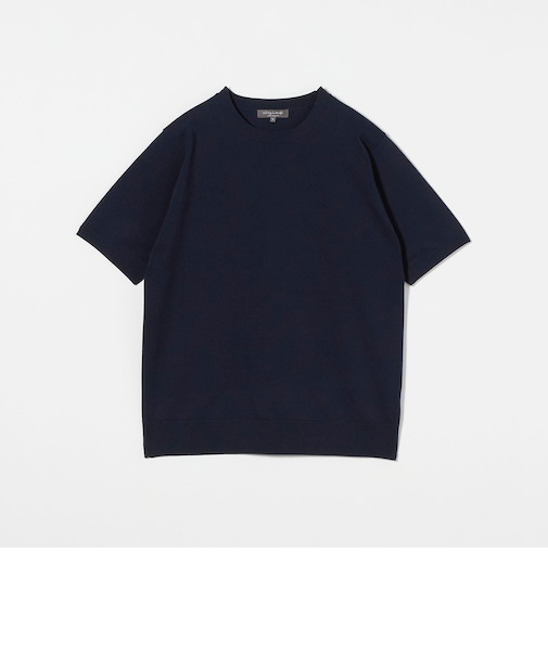 ハイゲージ クルーネック ニットTシャツ＜A DAY IN THE LIFE＞