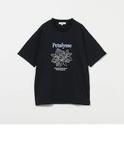 フラワー エンブロイダリー リラックス クルーネックTシャツ＜A DAY IN THE LIFE＞
