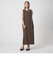 シャーリング ノースリーブワンピース ＜A DAY IN THE LIFE＞