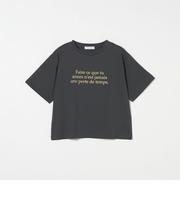 シルケット フレンチロゴTシャツ ‐接触冷感・UVカット‐＜A DAY IN THE LIFE＞